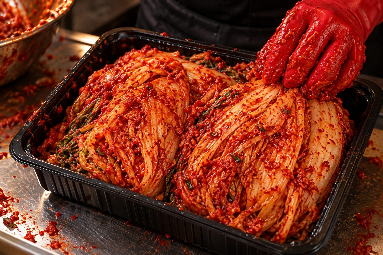 바로 무친 실비김치